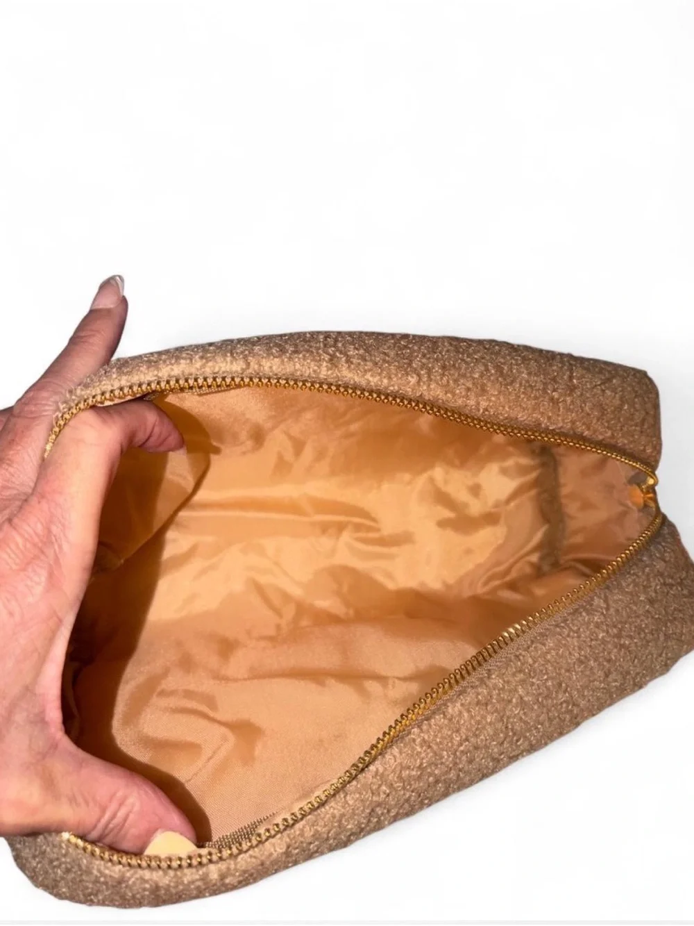 Dog Mom Brown Cosmetic Bag - Stylish Travel Pouch